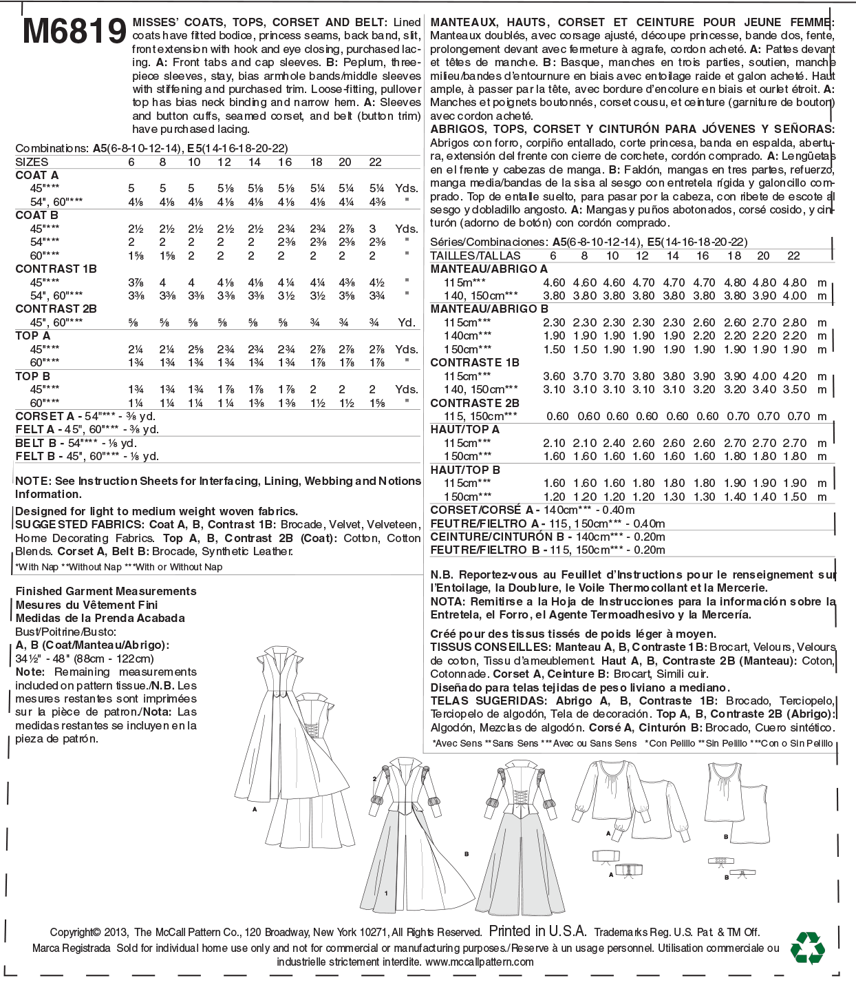McCall's - M6819
