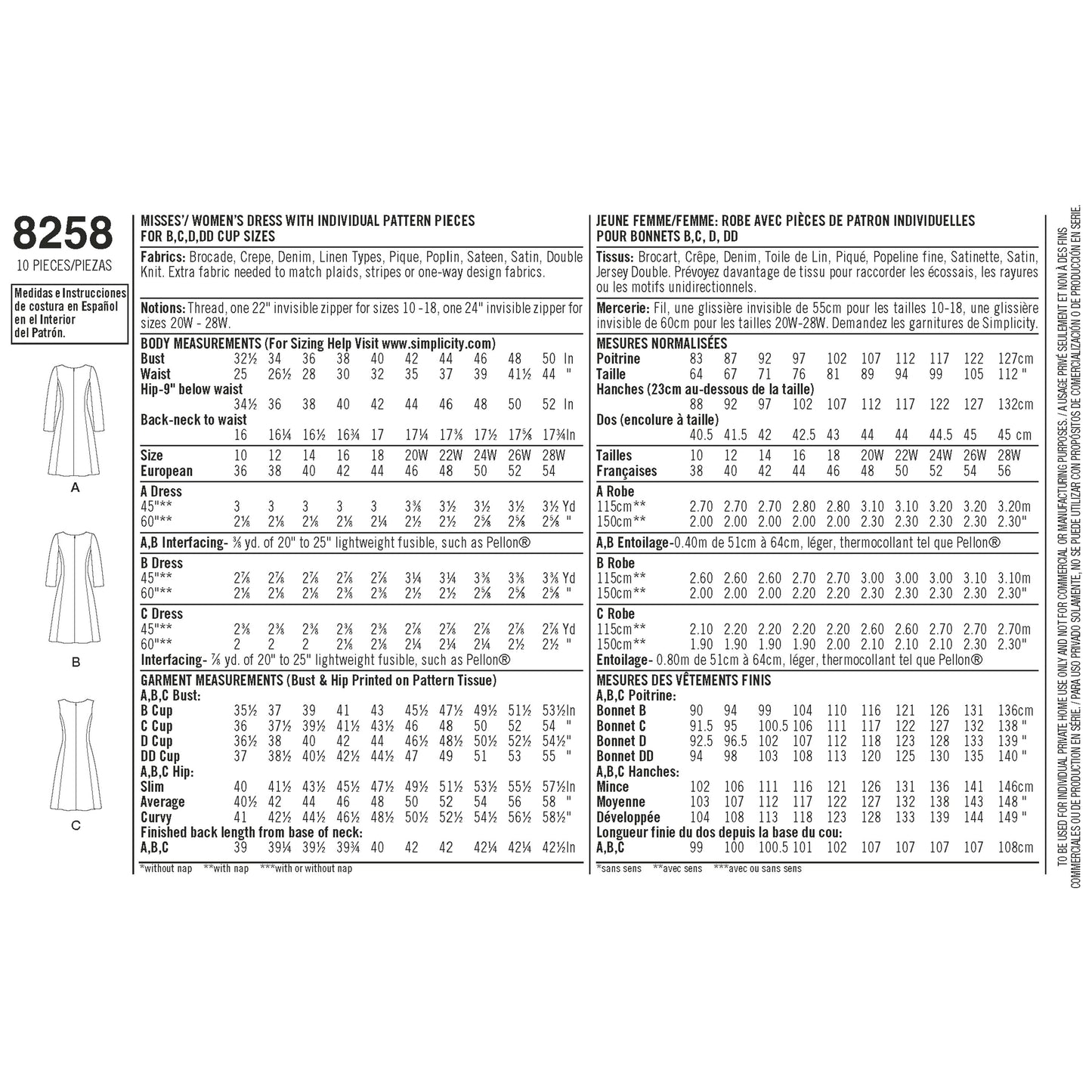 Simplicity - 8258