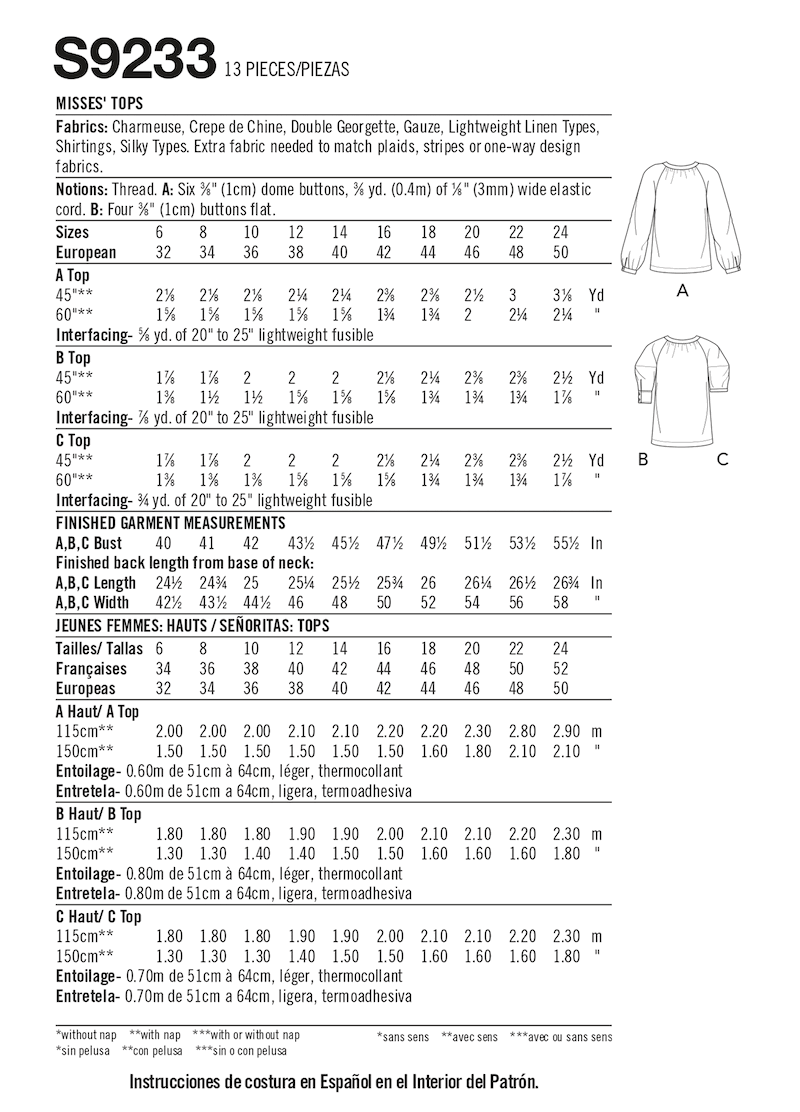 Simplicity - 9233*