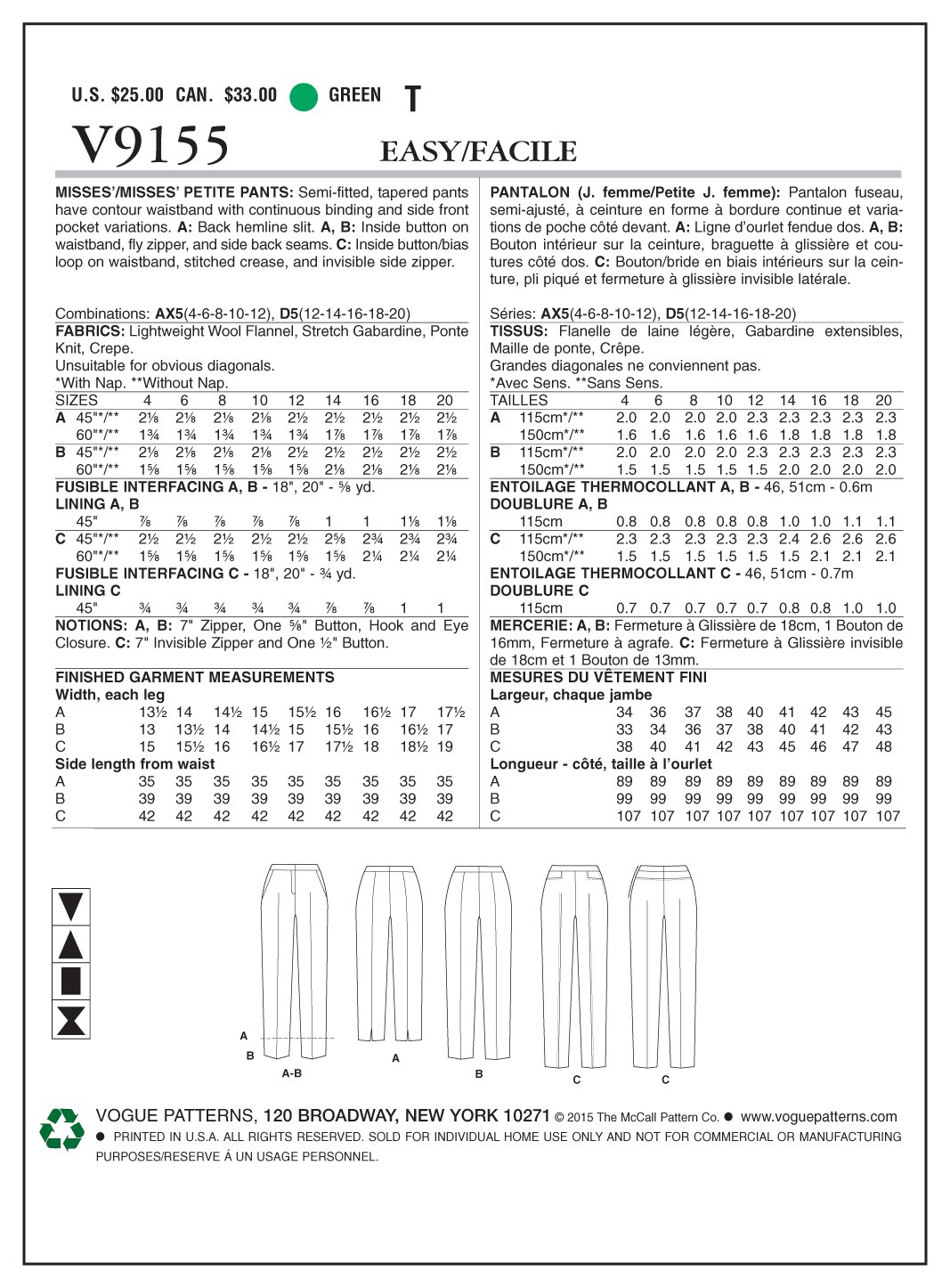 Vogue - 9155*