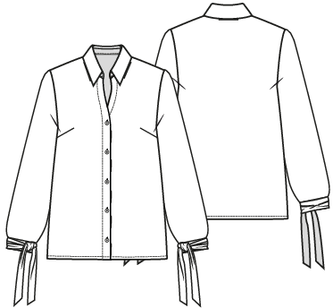 Knipmode 2312-11 blouse