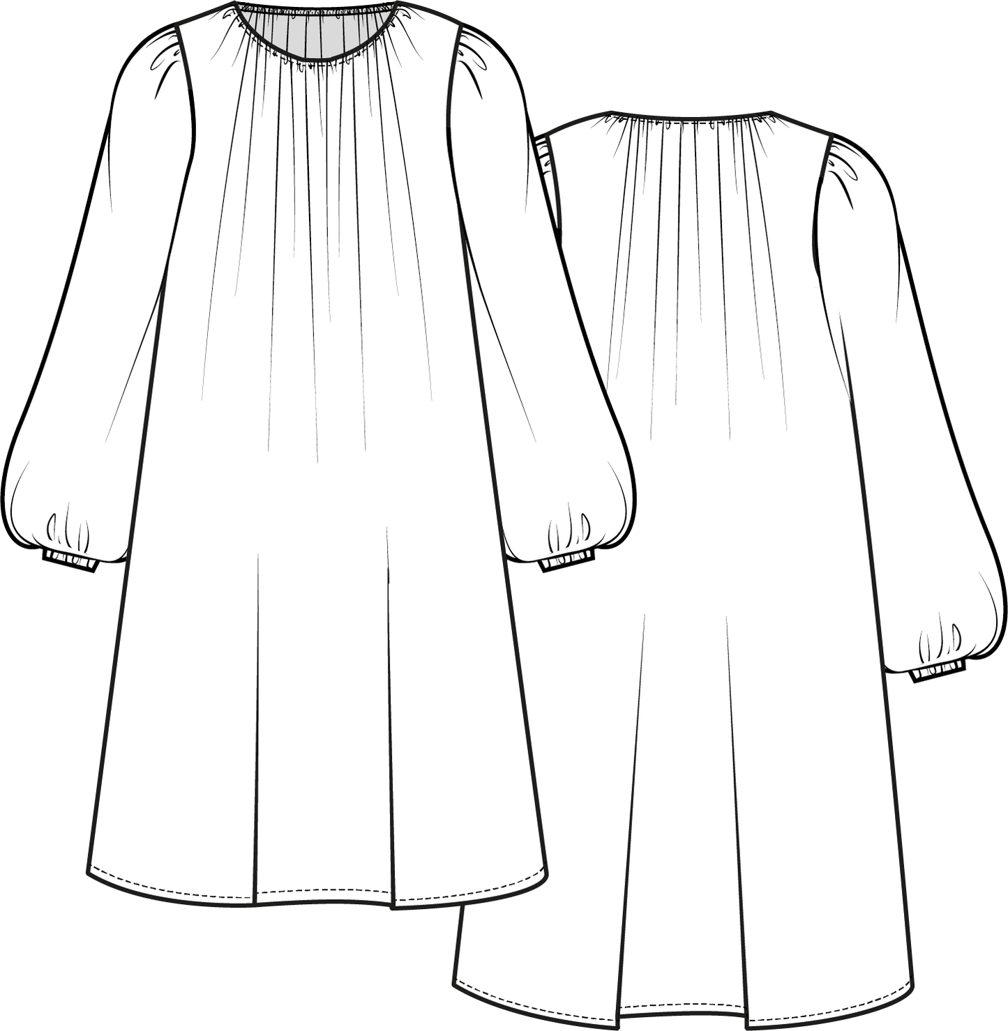 Knipmode 2313-10 Vorsten jurk