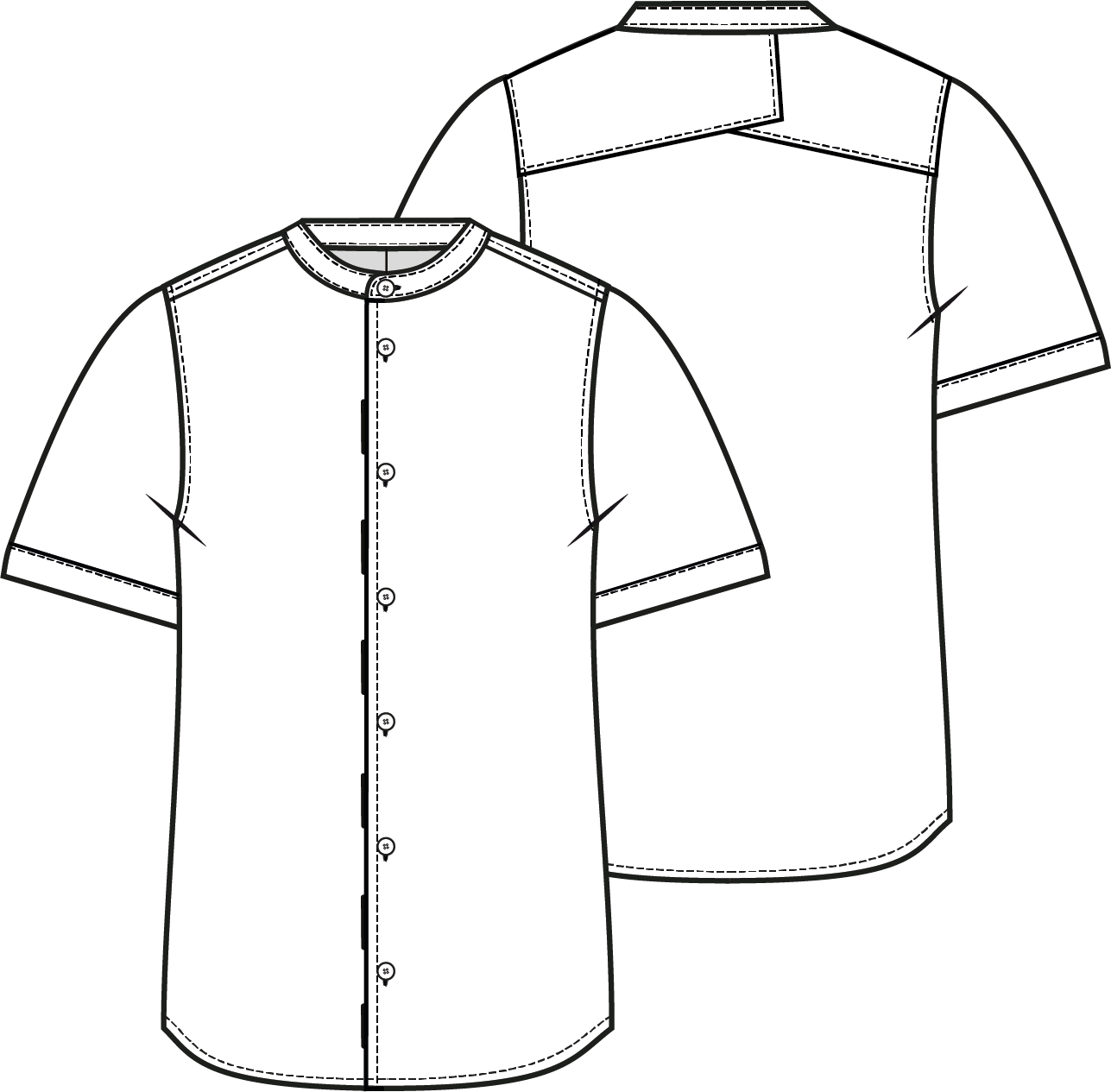 Knipmode 2401-01 overhemd