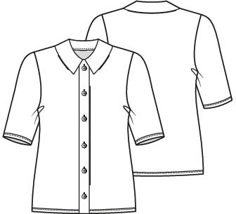 Knipmode 2405-08 blouse