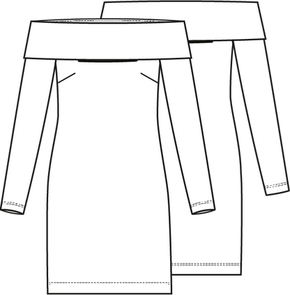 Knipmode 2310-11 jurk en top