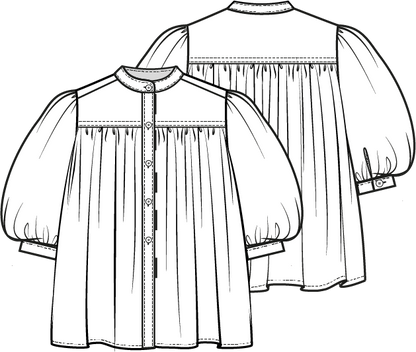 Knipmode 2310-19 tuniek en blouse