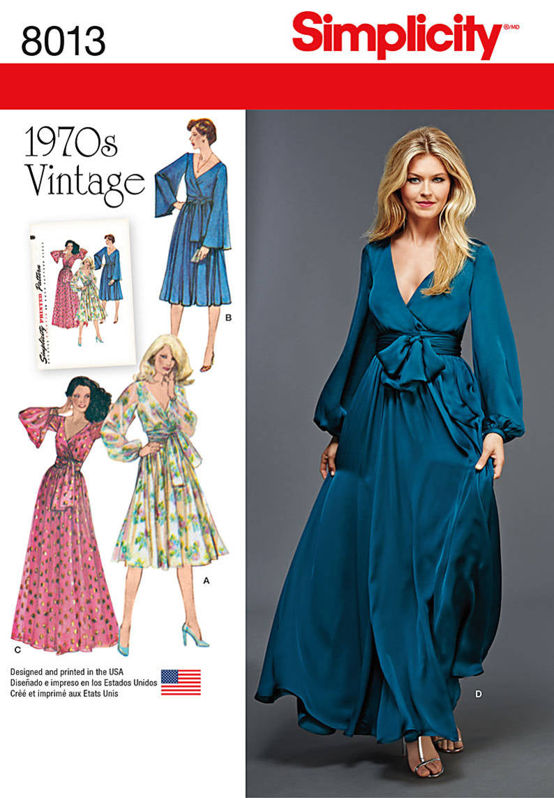 Simplicity - 8013 Vintage jurk