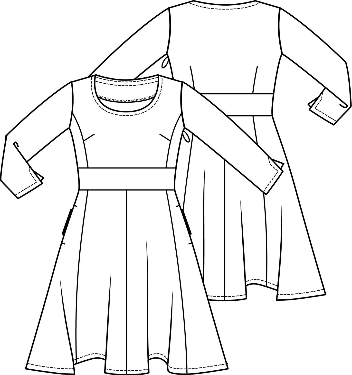Schnitt 1801 - 15 Kleid Lola