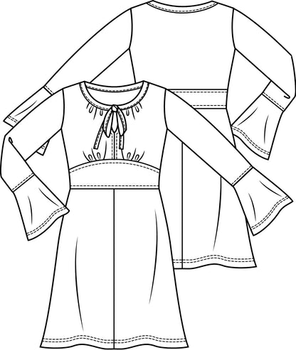 Schnitt 1808 - 05 Kleid