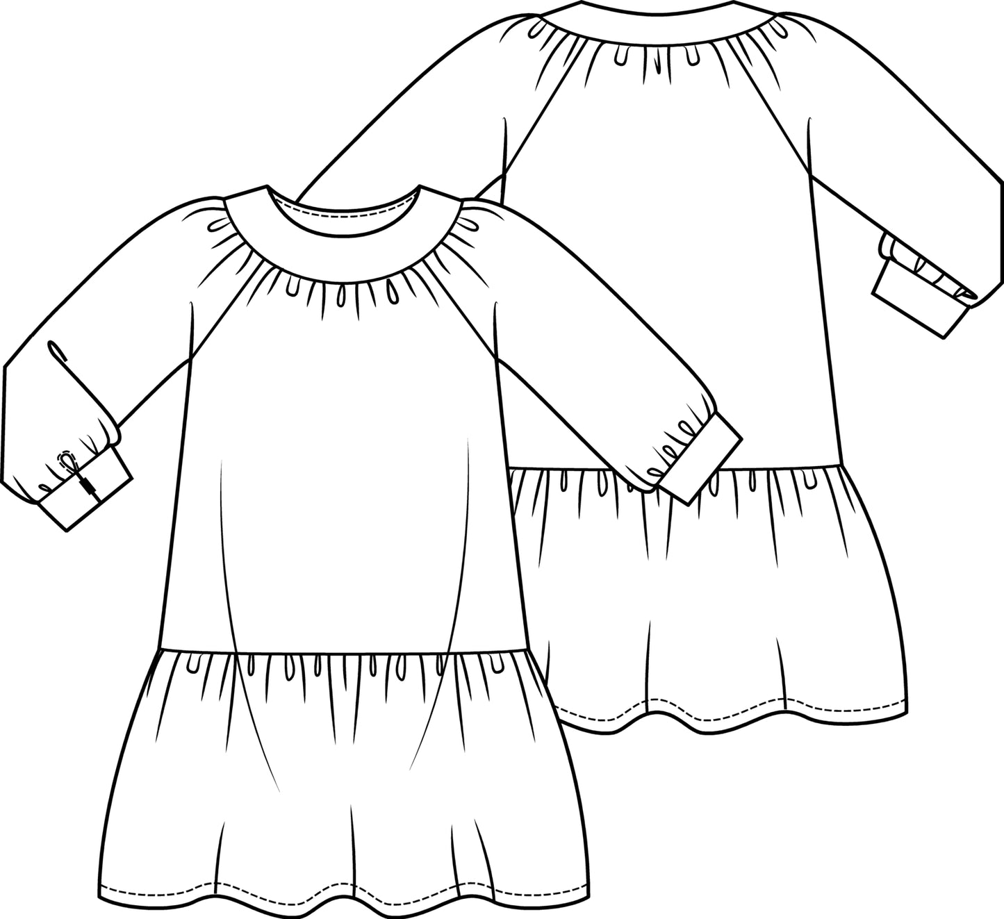 Schnitt 1809 - 12 Kleid