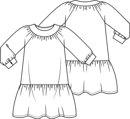Schnitt 1809 - 12 Kleid