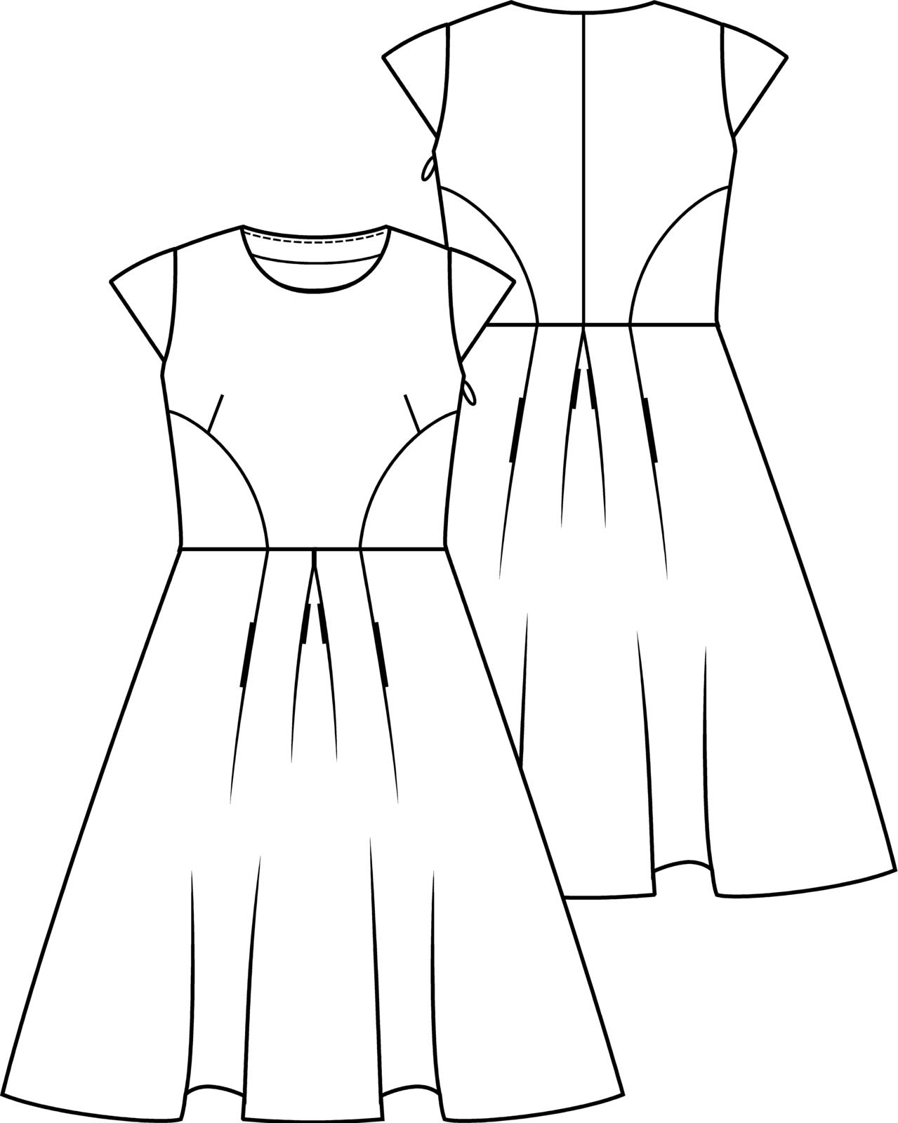 Schnitt 1811 - 10 Kleid