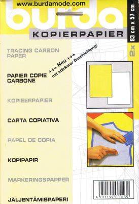 Burda - Kopierpapier weiß/gelb