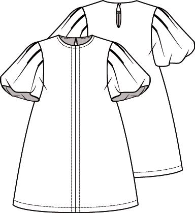 KNIPkids 2101-15 Kleid Mini Me
