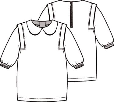 KNIPkids 2104-08 jurk