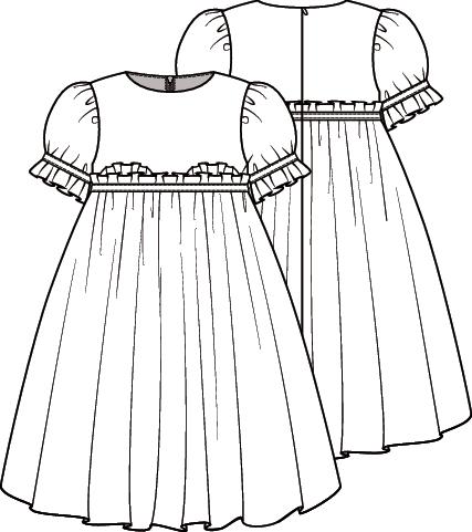 KNIPkids 2006-19 jurk