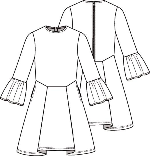 KNIPkids 2006-22 jurk