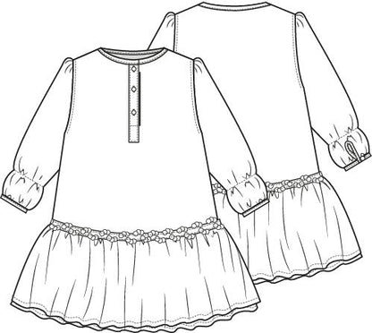 KNIPkids 2106-14 jurk