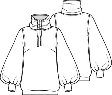 Knipmode 2201-22 sweater
