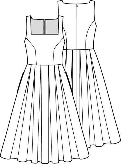 Knipmode 2206-08 Kleid
