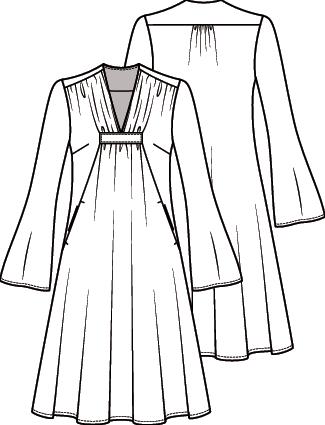 Knipmode 2101-17 Kleid