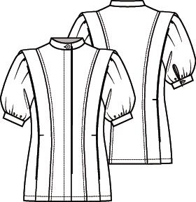 Knipmode 2110-10 blouse
