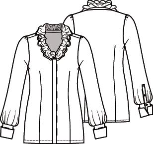 Knipmode 2011-06 blouse