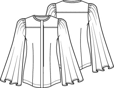 Knipmode 2111-19 blouse