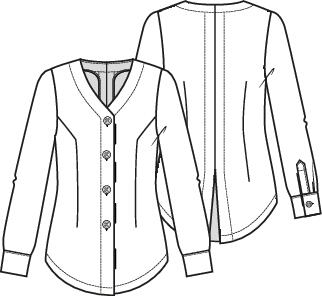 Knipmode 2111-23 blouse