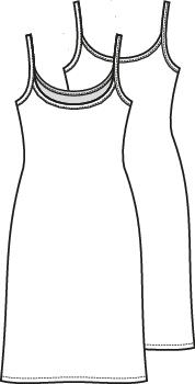 Knipmode 2112-26 Slip-Kleid