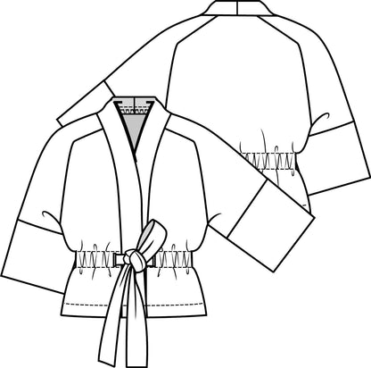 Schnitt 0619 - 16 Kimonojacke