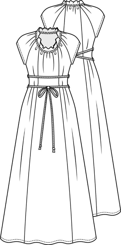 Knipmode 1907-08 jurk