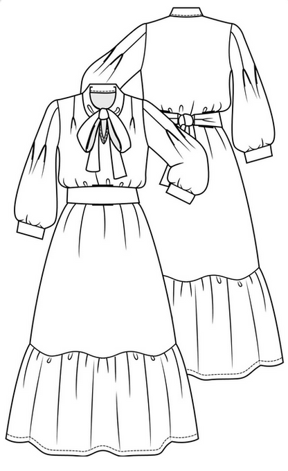 Knipmode 1910-19 Kleid