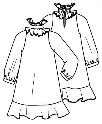 Knipmode 1912-17 jurk