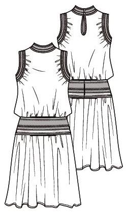 Schnitt 1219 - 18 Kleid
