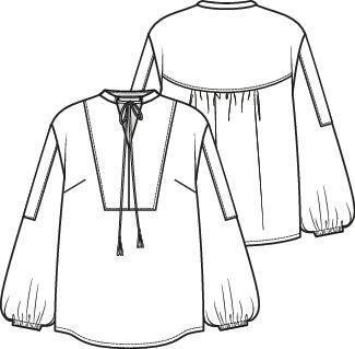 Knipmode 2202-21 blouse