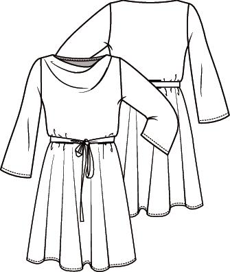 Knipmode 2003-14 jurk
