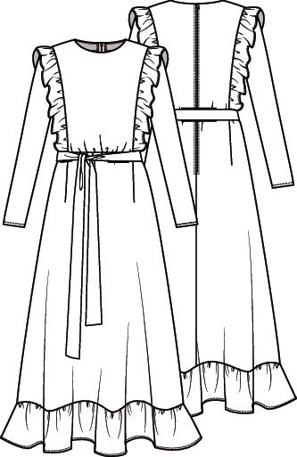 Knipmode 2103-20 jurk