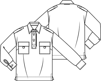Knipmode 1805-12 blouse