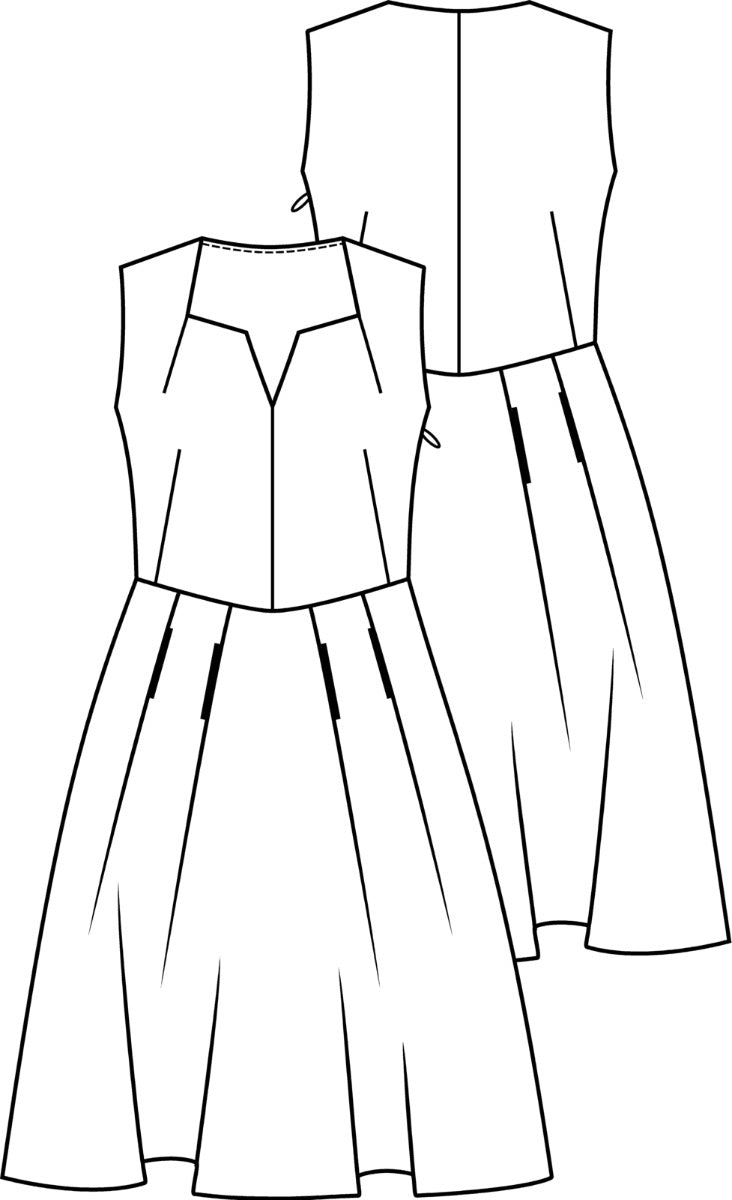 Schnitt 1805 - 06 Kleid