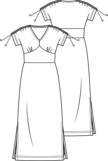 Knipmode 1805-08 jurk