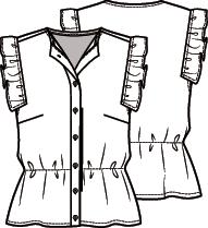 Knipmode 2105-10 blouse