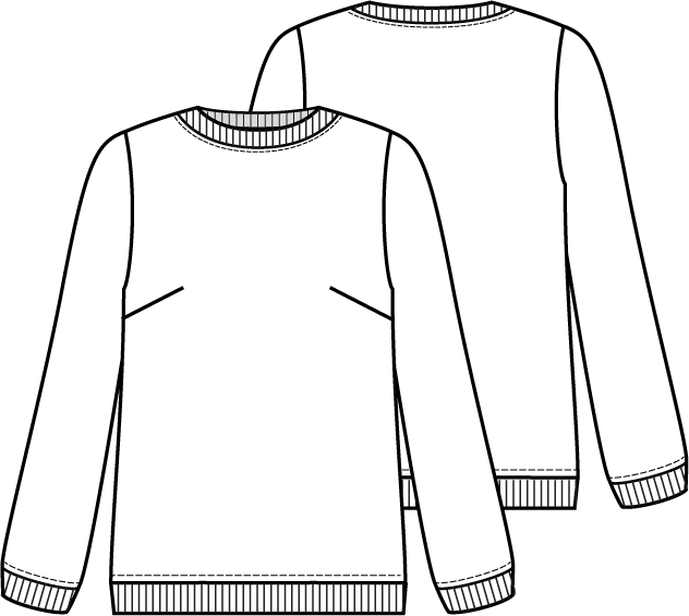 Knipmode 2205-21 Pullover