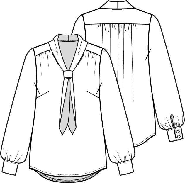Knipmode 2205-22 blouse