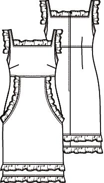Knipmode 2106-11 jurk