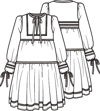 Knipmode 2106-17 Kleid