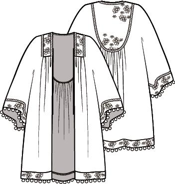 Schnittmode 2007-13 Kimono