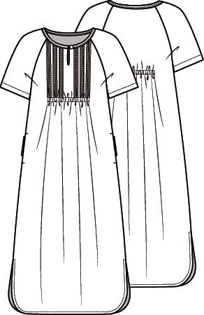 Knipmode 2107-11 Kleid