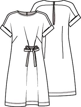 Knipmode 2108-10 Kleid