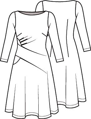 Knipmode 2109-05 jurk